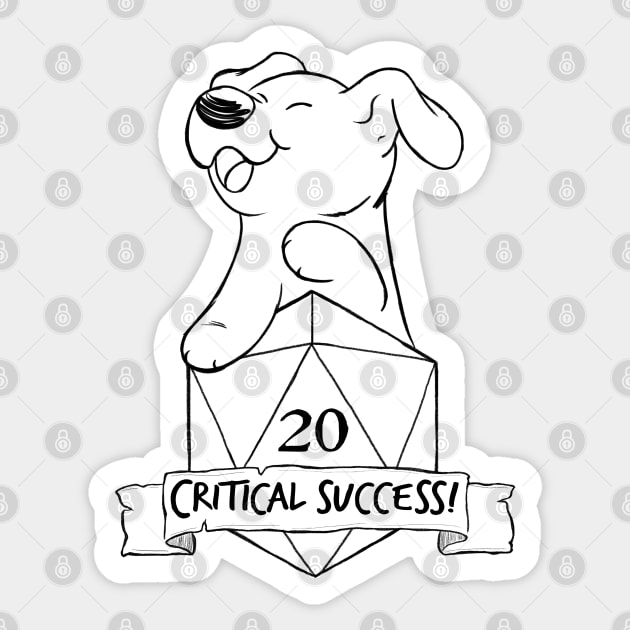 Critical Success! Tonka Sticker by DnDoggos